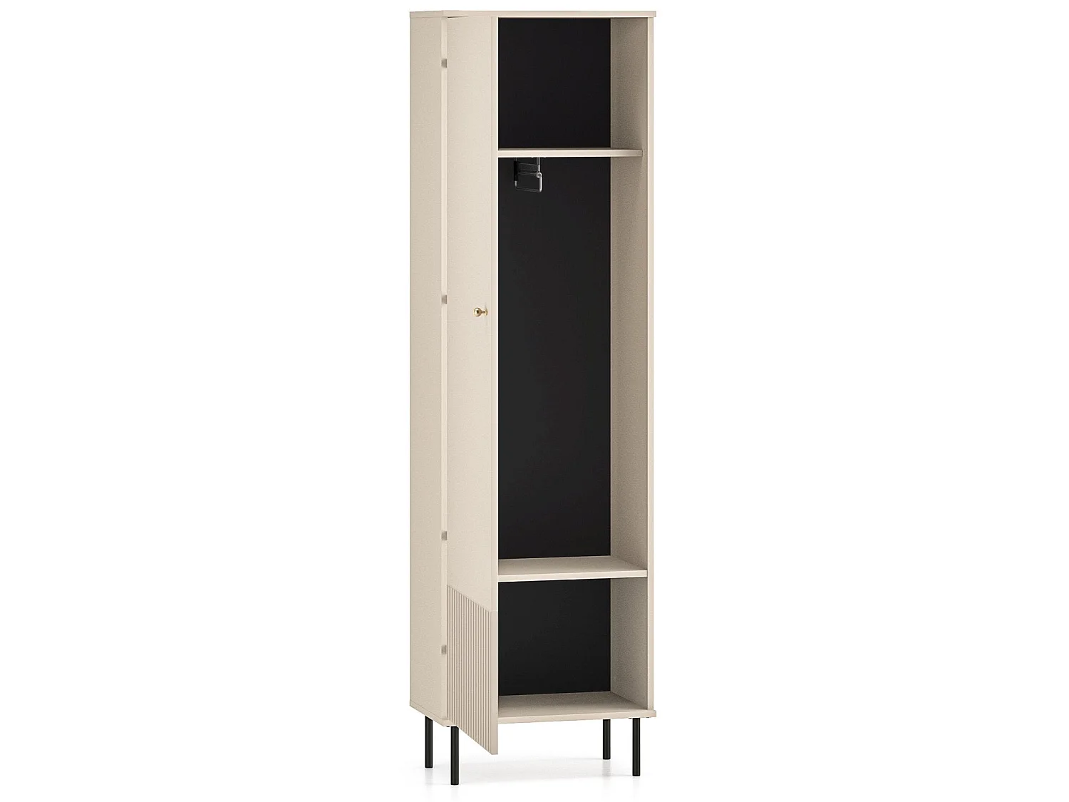 Armoire d'entrée - 55 cm - beige - CALETTO