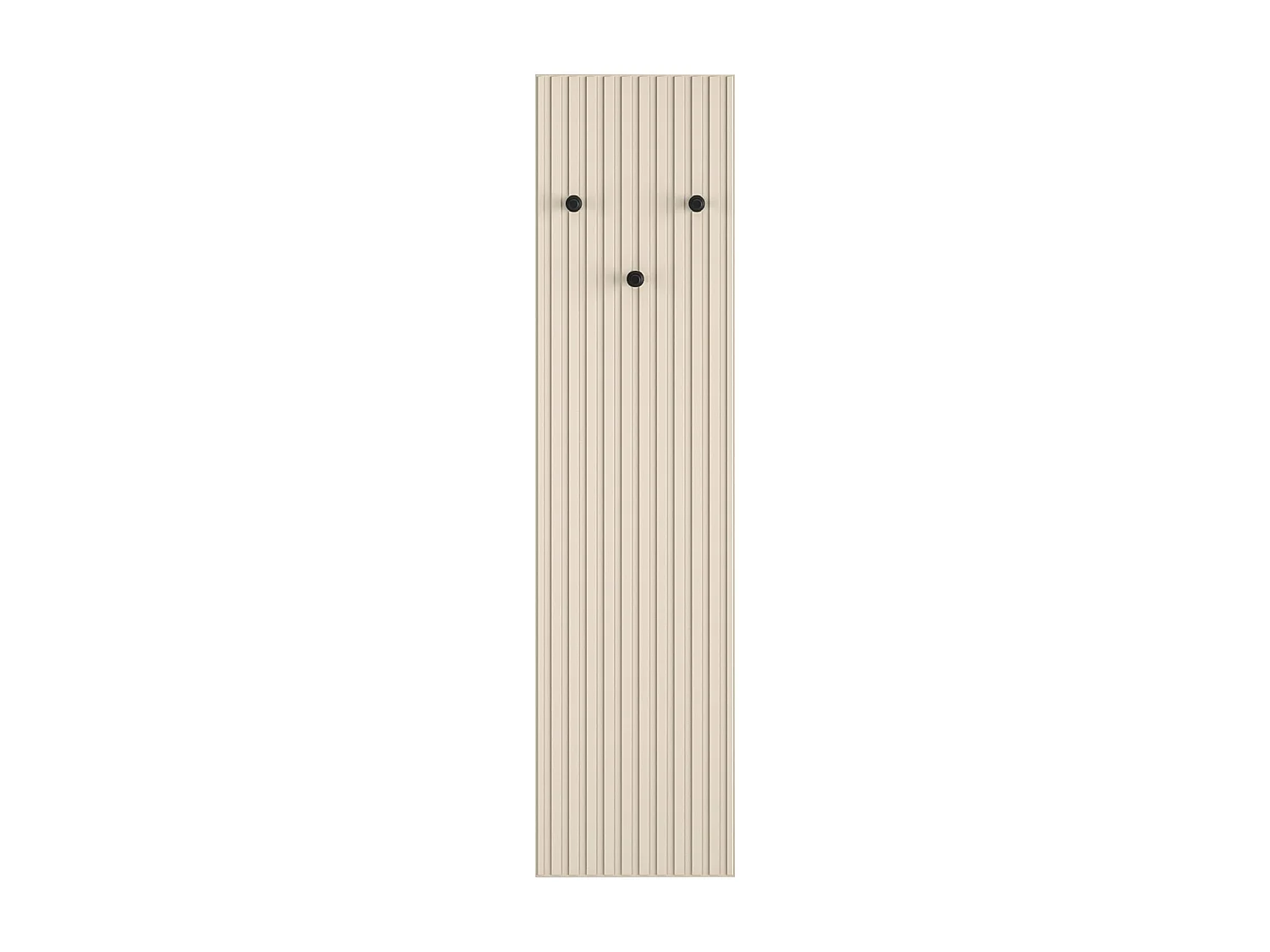 Porte-manteau mural avec lamelles - 34 cm - beige - CALETTO