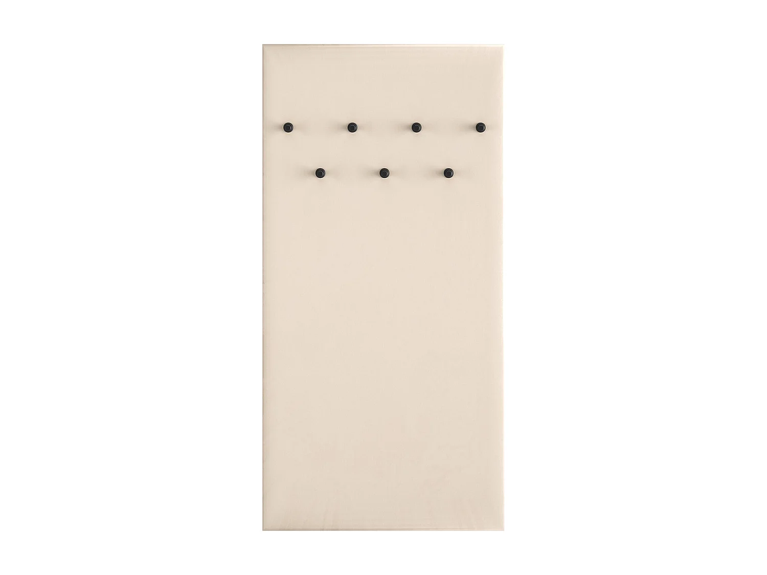 Wandgarderobe gepolstert - 68 cm - Beige - CALETTO