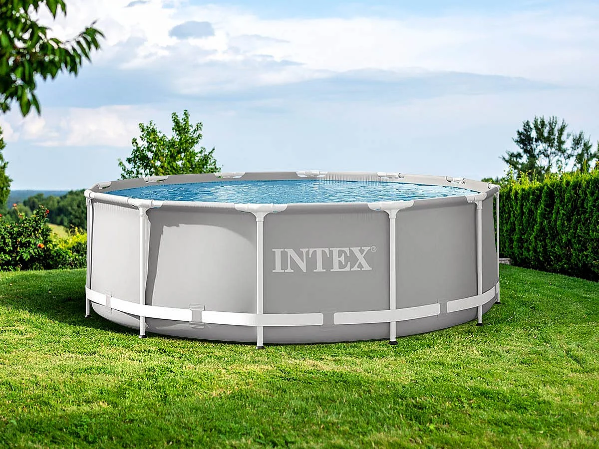 Piscine tubulaire Prism Frame ronde 3,66 x 1,22 m - Intex