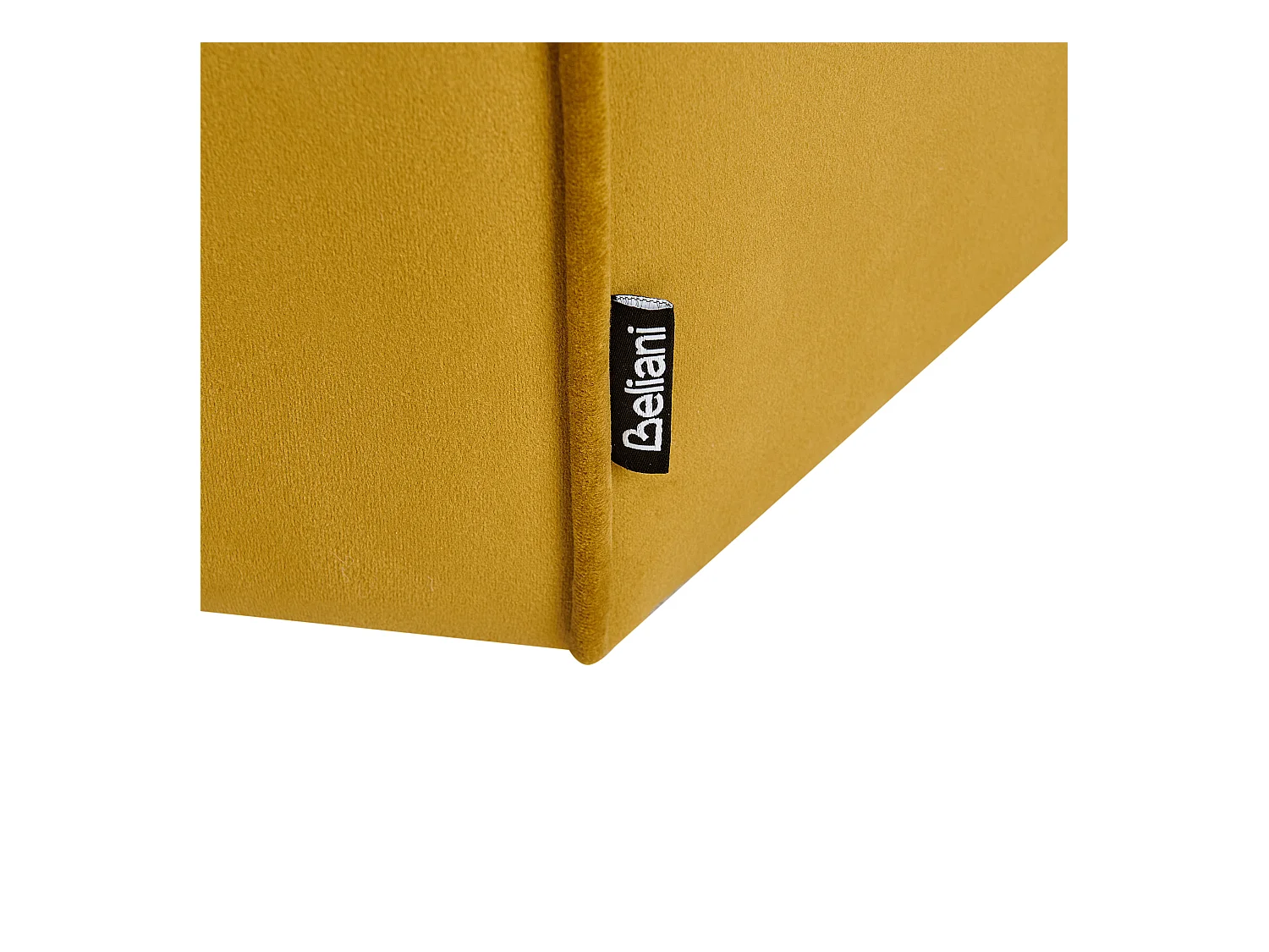 Pouf WISHEK Velours Jaune