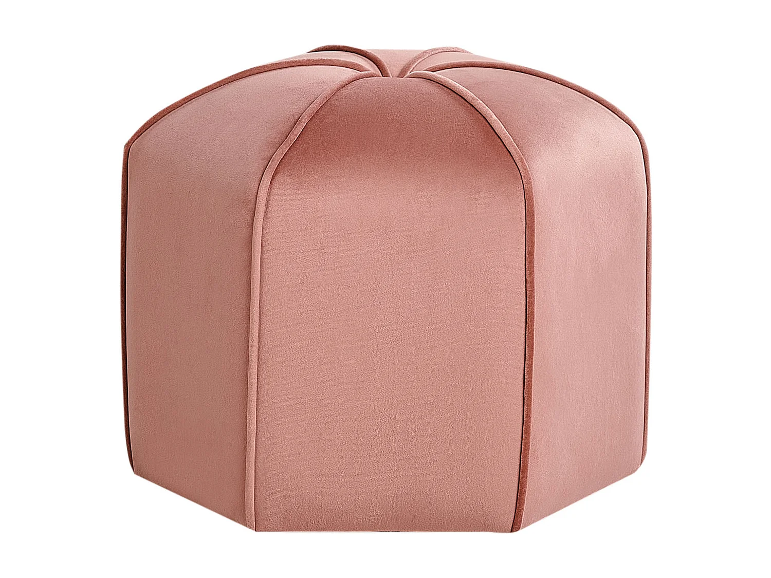 Pouf WISHEK Velours Rose