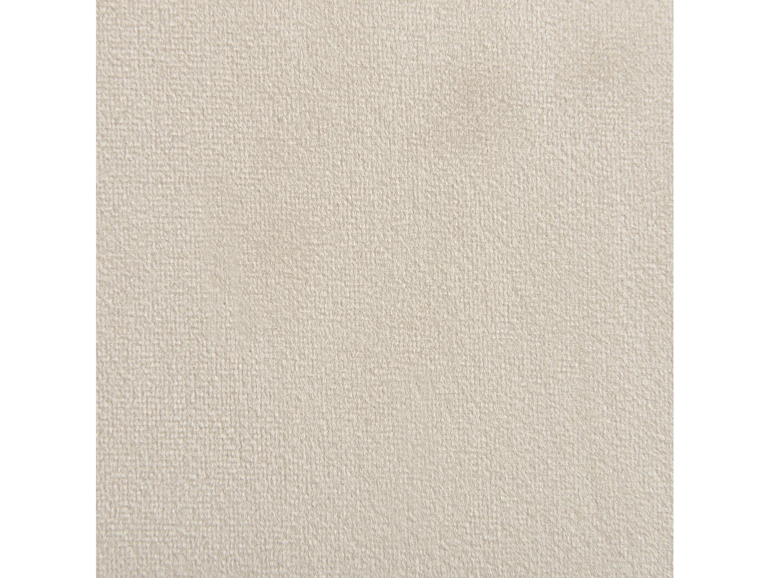 Pouf WISHEK Velours Beige clair 45 cm 45 cm 42 cm