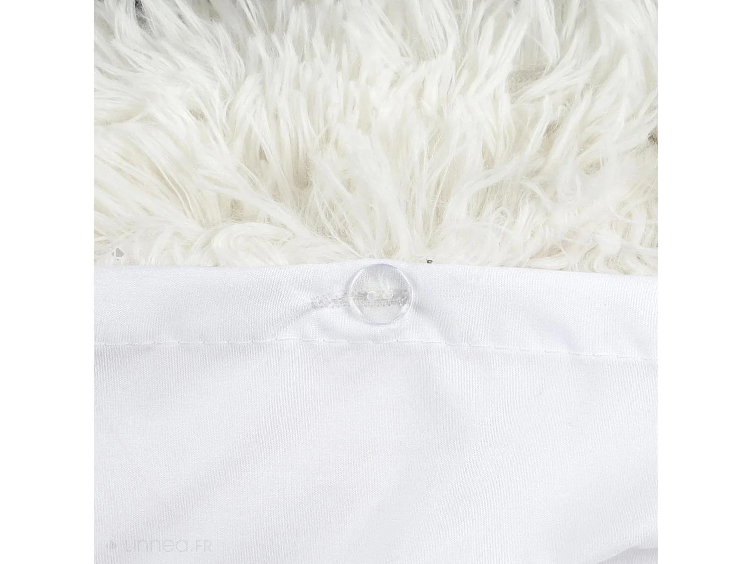 Parure de lit 240x220 cm 65x65 cm en polyester MARIE crème 3 pièces