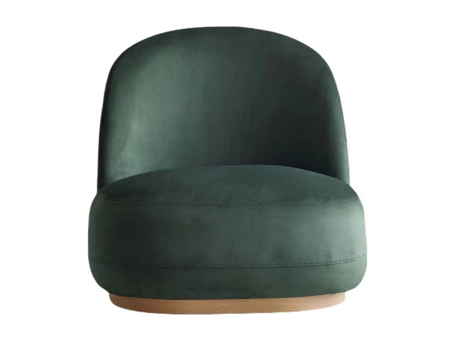 Fauteuil en velours vert - Colette