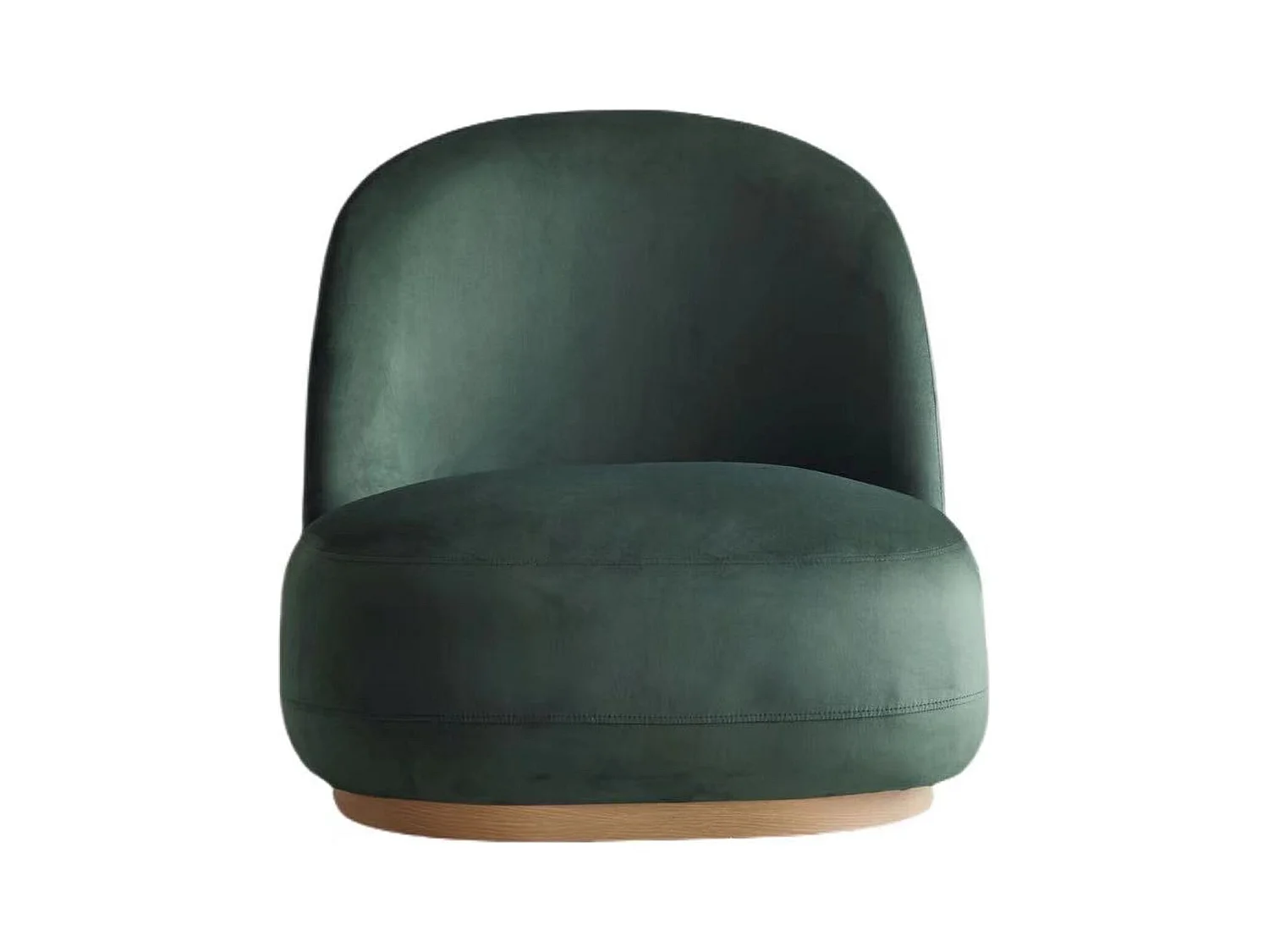 Fauteuil en velours vert - Colette
