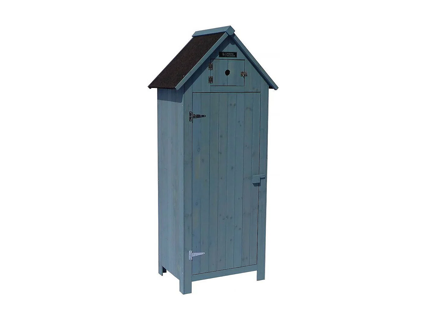 Armoire de jardin "Cabanon" - 77 x 54.5 x 179 cm - Bleu ciel