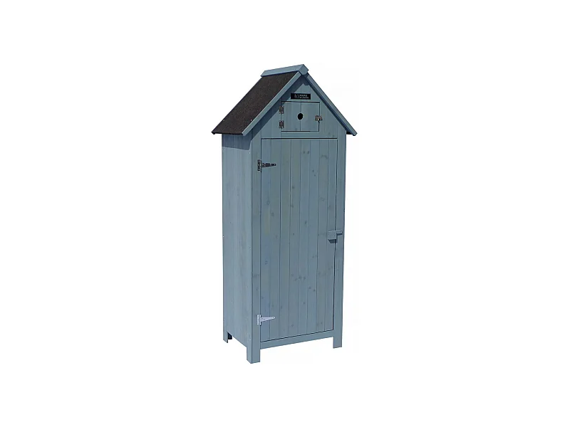 Gartenschrank "Cabanon"  - 77 x 54,5 x 179 cm - Himmelblau