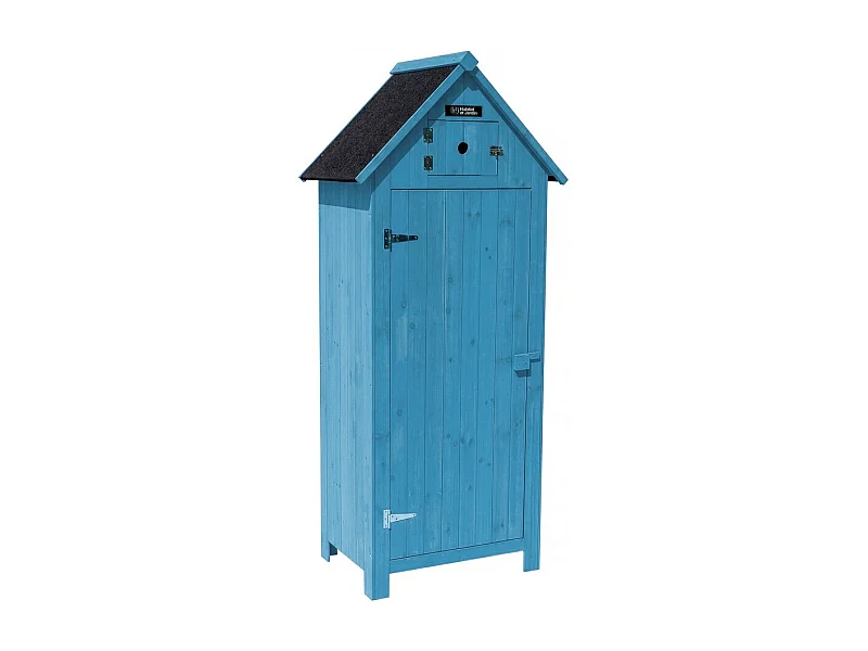 Gartenschrank "Cabanon"  - 77 x 54,5 x 179 cm - Himmelblau