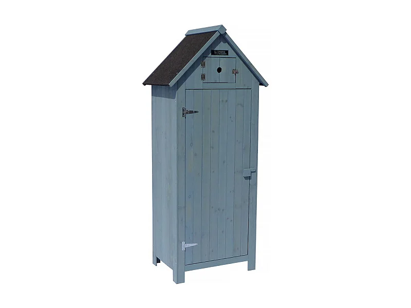 Armoire de jardin "Cabanon" - 77 x 54.5 x 179 cm - Bleu ciel