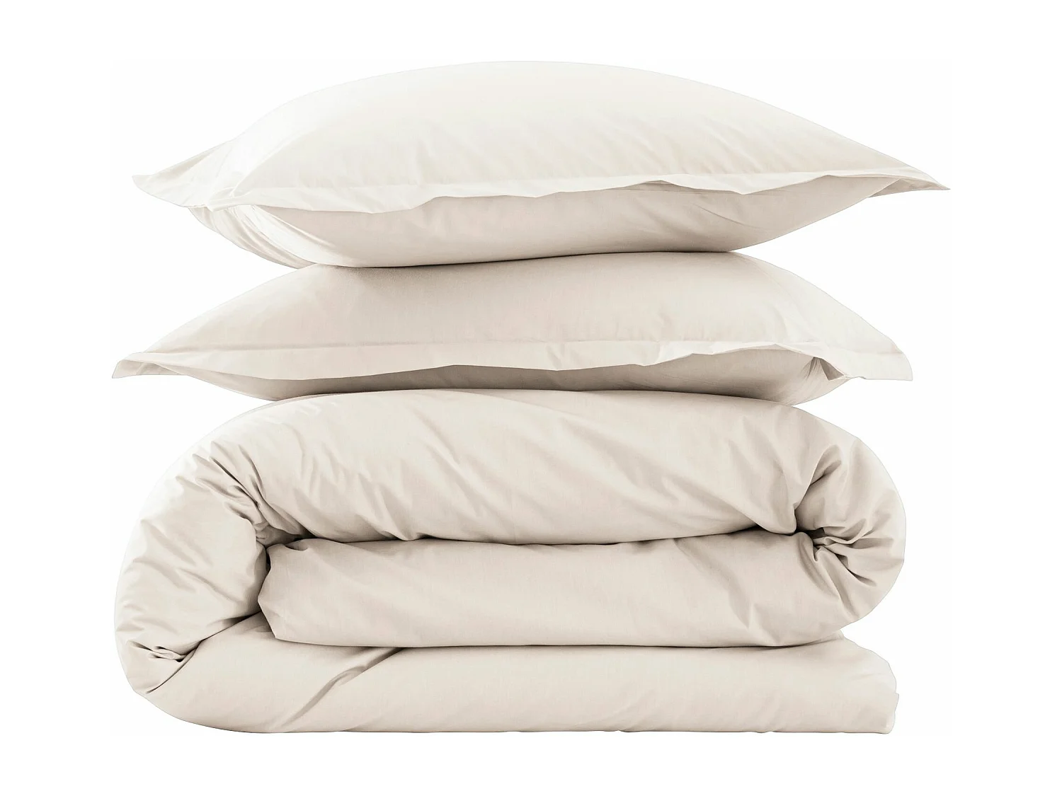 Parure de lit coton percale Meringue 200x200 - SOMEO - MORPHEE