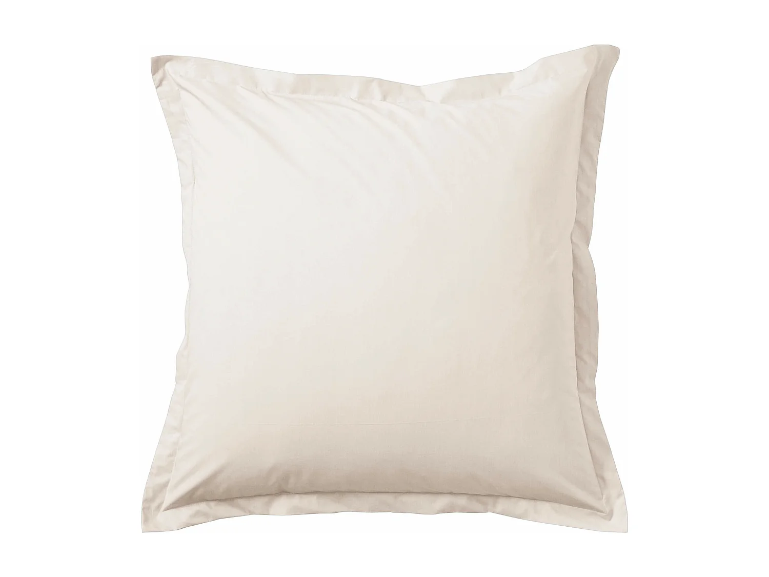Taie d'oreiller coton percale Écru 65x65 - SOMEO - MORPHEE