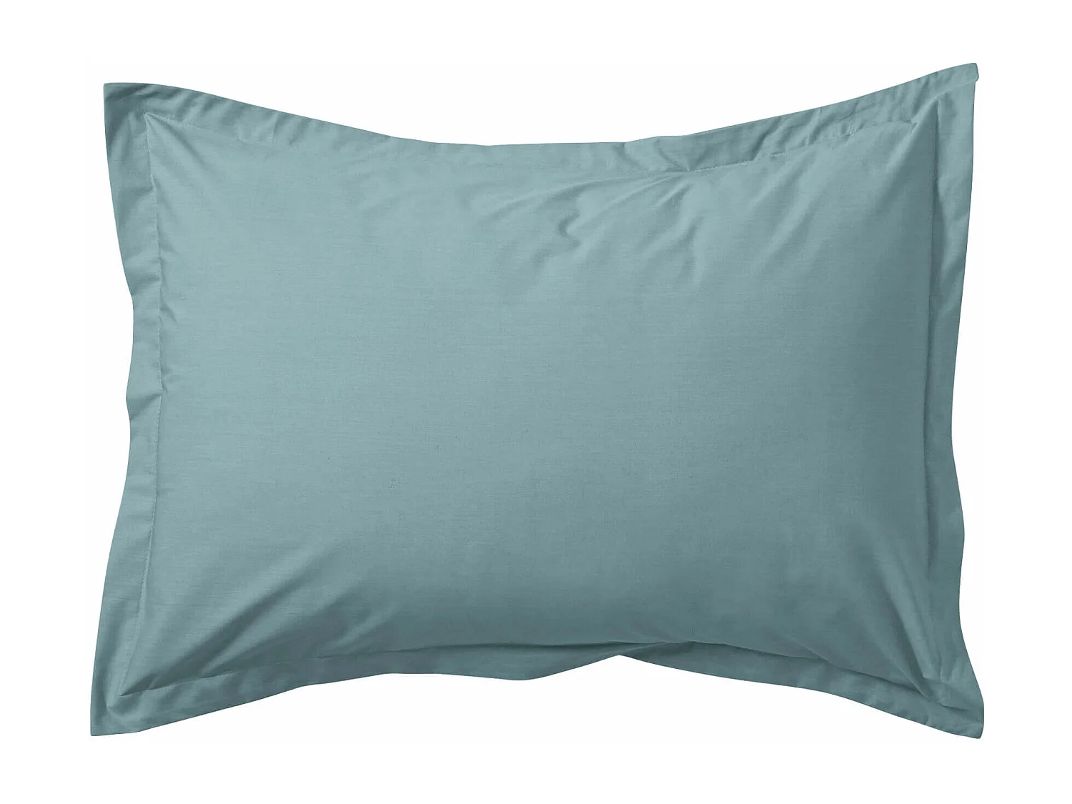 Taie d'oreiller coton percale Bleu 50x70 - SOMEO - MORPHEE