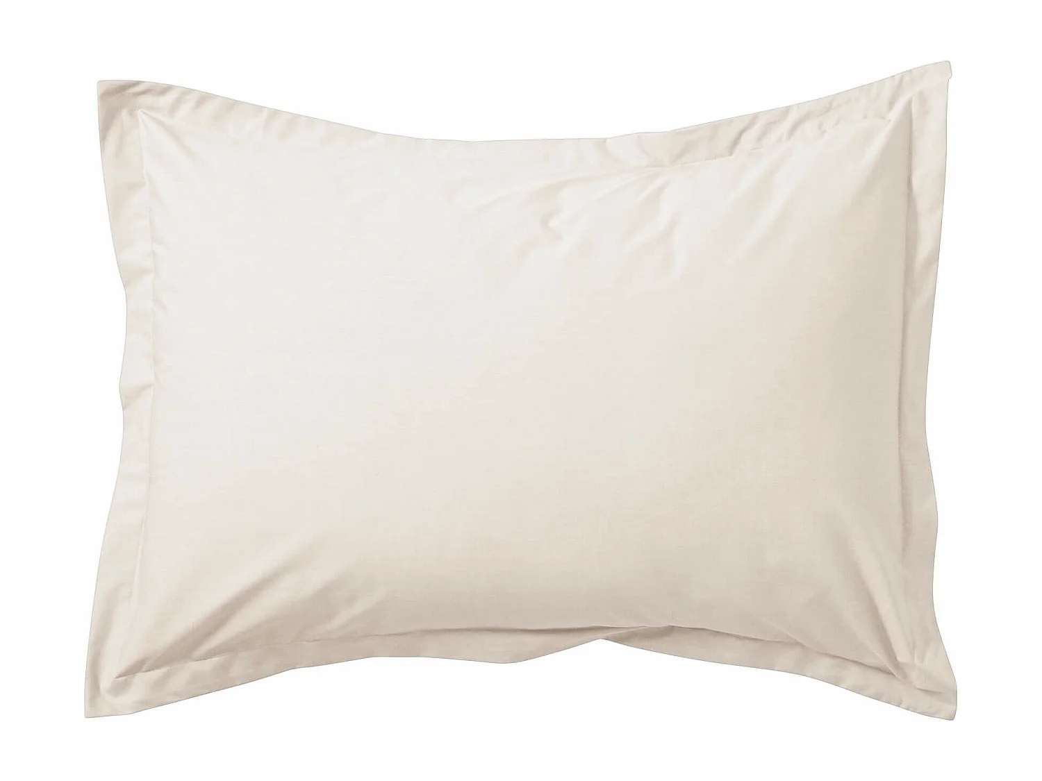 Taie d'oreiller coton percale Écru 50x70 - SOMEO - MORPHEE