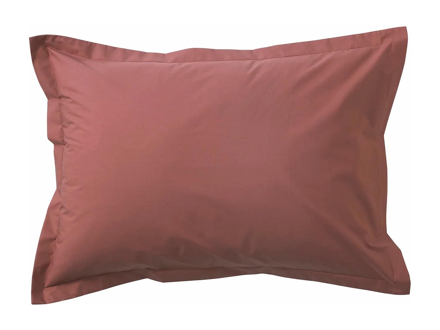 Taie d'oreiller coton percale Rose 50x70 - SOMEO - MORPHEE