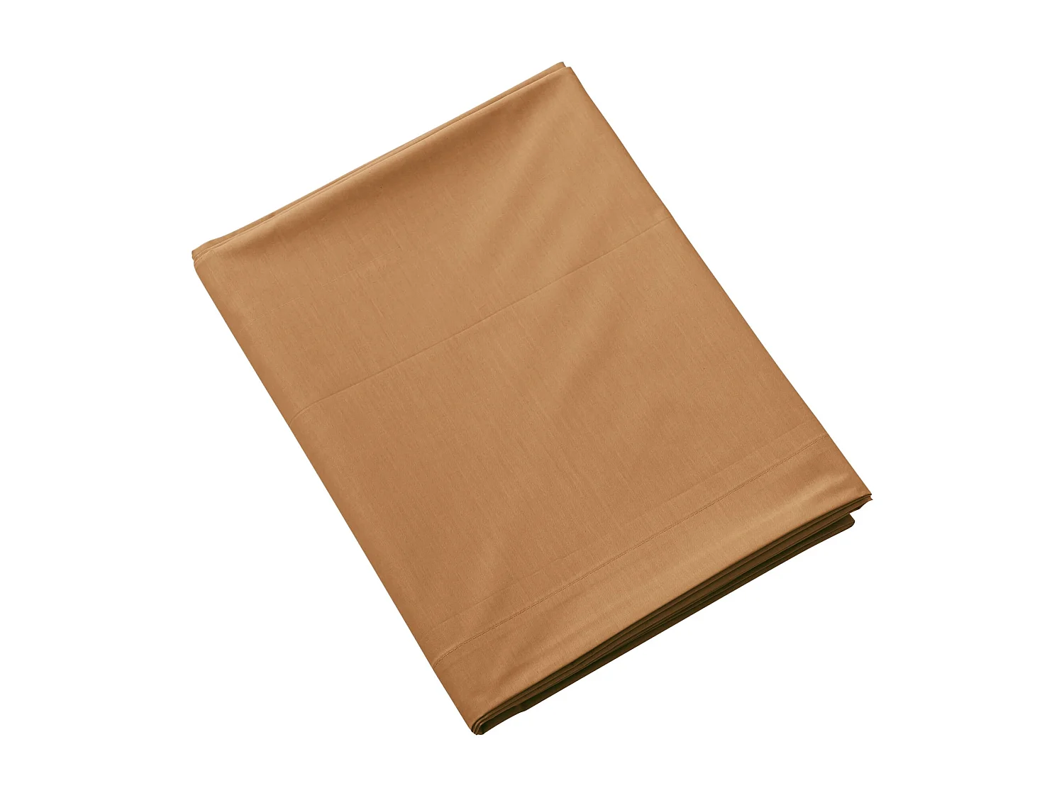 Drap plat coton percale Jaune 270x310 - SOMEO - MORPHEE