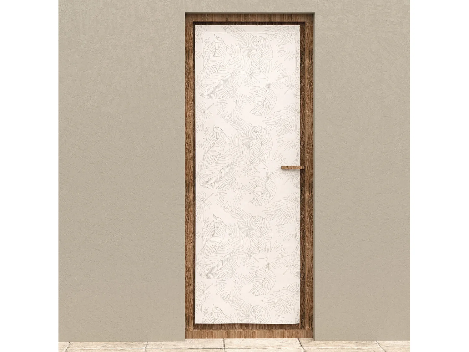 Visillo para puerta ventana 70x200 cm CELIA taupe, de Soleil d'Ocre