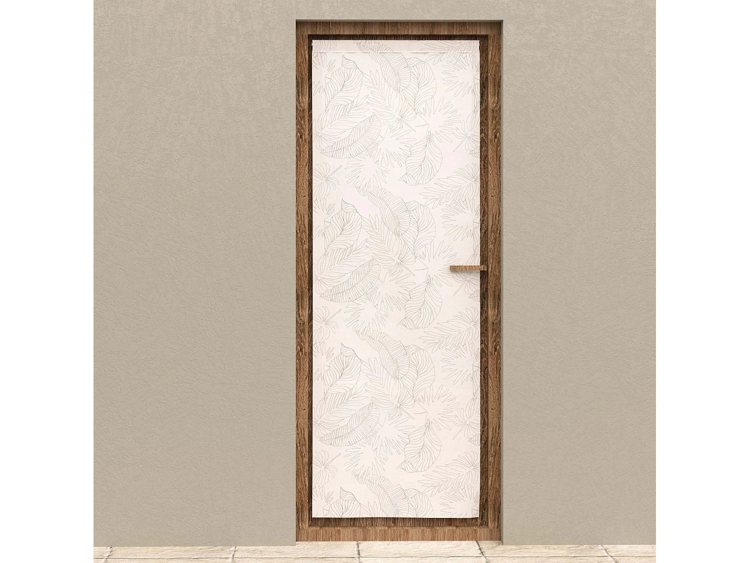 Visillo para puerta ventana 70x200 cm CELIA taupe, de Soleil d'Ocre