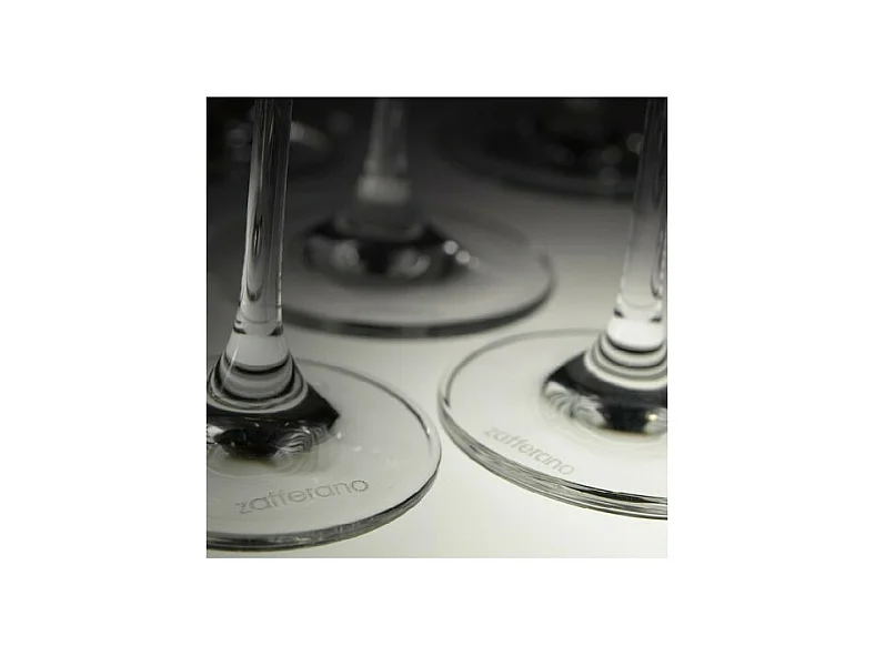 Flet Zafferano w szkle do win musujących 38cl - Zestaw doznań 6 sztuk