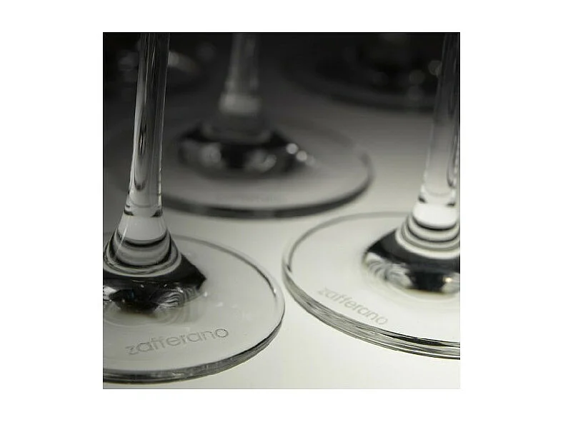 Flute Zafferano in vetro per Spumanti 38cl - Esperienze set 6 pezzi