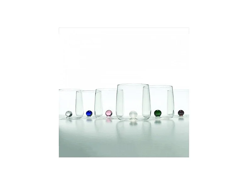 Borosilikatglas Bilia Tumbler Zafferano 6er-Set in Grau