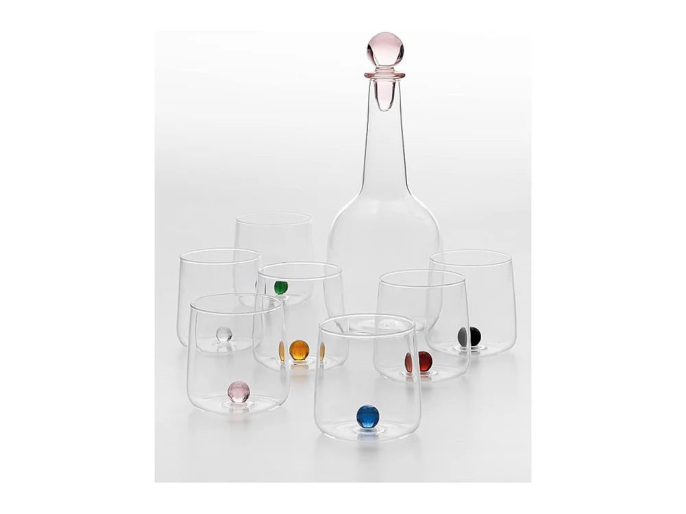 Verre borosilicaté Bilia Tumbler Zafferano lot de 6 pièces en Vert