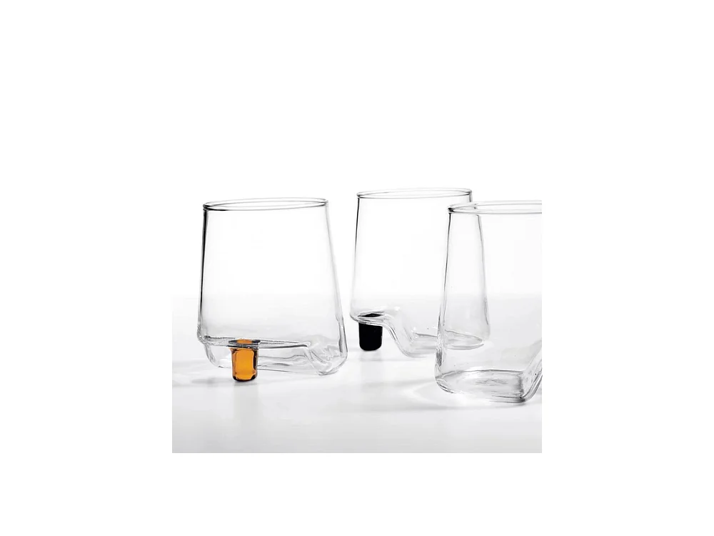 Gobelet en verre borosilicate vert Gamba de Vero Zafferano, boîte de 6 pièces