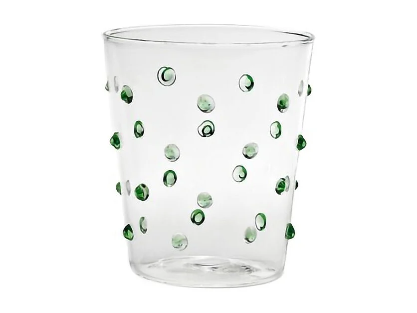 Zafferano Party Tumbler Verre Vert 45 Cl Set de 6 Pièces en Verre