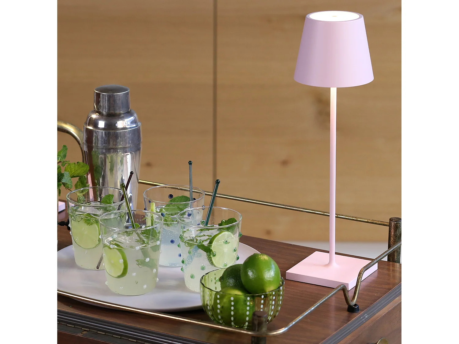 Bicchiere Zafferano Party Tumbler Verde 45 Cl Set 6 pezzi In Vetro