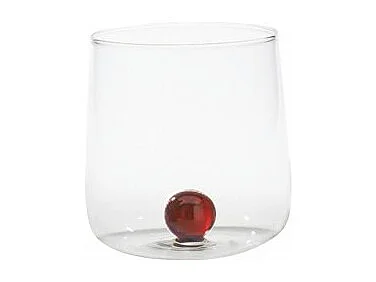 Vaso Bilia Zafferano de vidrio borosilicato juego de 6 piezas Color ámbar