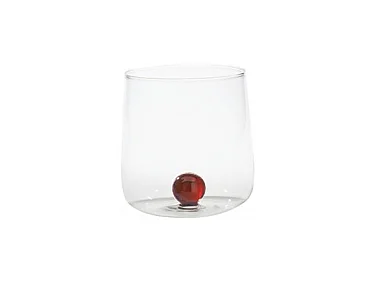 Bilia Tumbler Zafferano en verre borosilicate, lot de 6 pièces, couleur Ambre