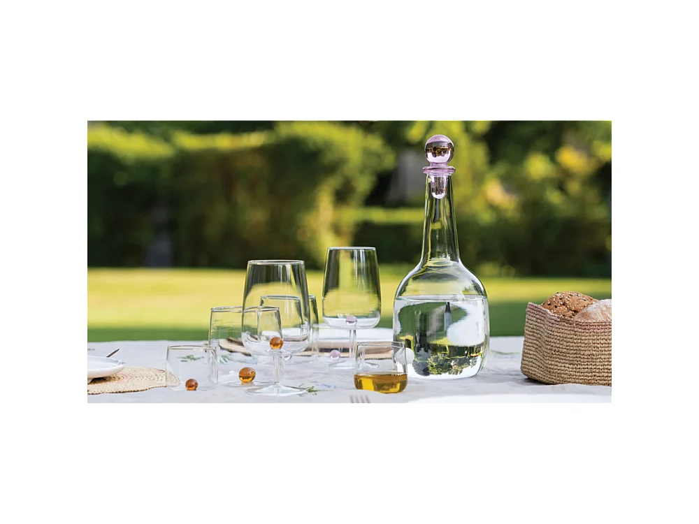 Bilia Tumbler Zafferano verre borosilicaté lot de 6 pièces, couleur jaune doré