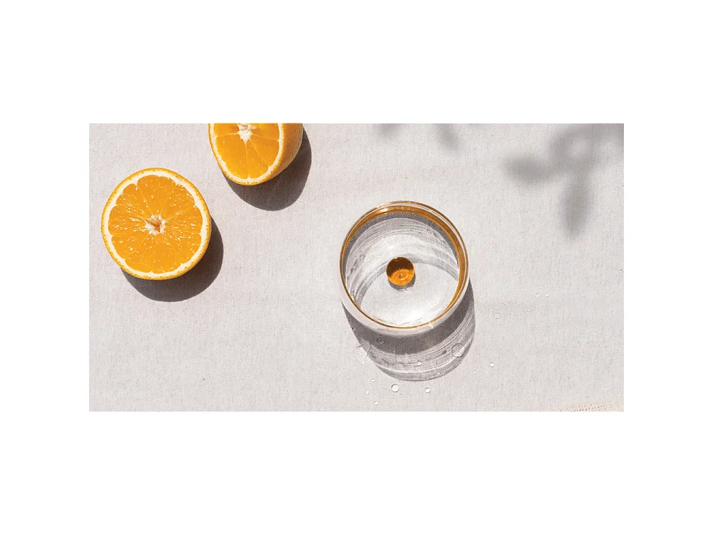 Bilia Tumbler Zafferano verre borosilicaté lot de 6 pièces, couleur jaune doré