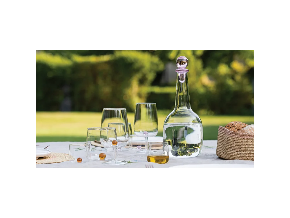 Bicchiere borosilicato Bilia Tumbler Zafferano set 6 pezzi colore giallo oro