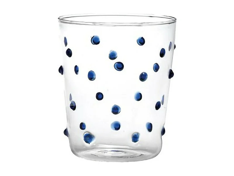 Zafferano Partybeker blauw glas 45 Cl Set van 6 stuks glas