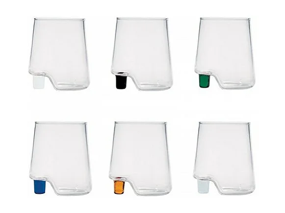 Gamba de Vero Zafferano Surtido Vidrio Borosilicato Caja 6 Piezas