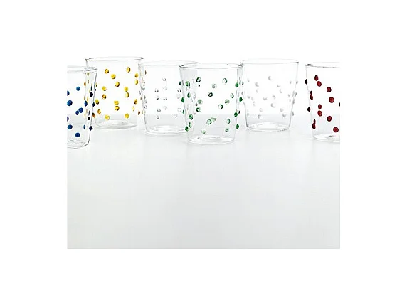 Zafferano Partybeker Glas Wit 45 Cl Set van 6 stuks glas