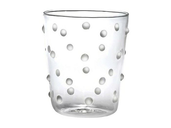 Verres Décor Pois Verres Tumbler Zafferano Party - Lot De 6 - 45cl Verre Borosilicate Multicolore Verres Borosilicate Multicolores