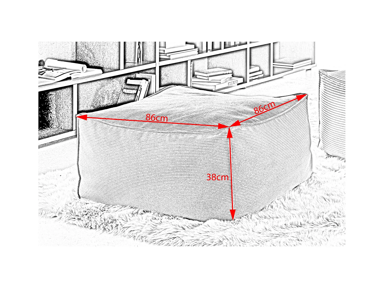 Hocker - Hellblau  - ALEA