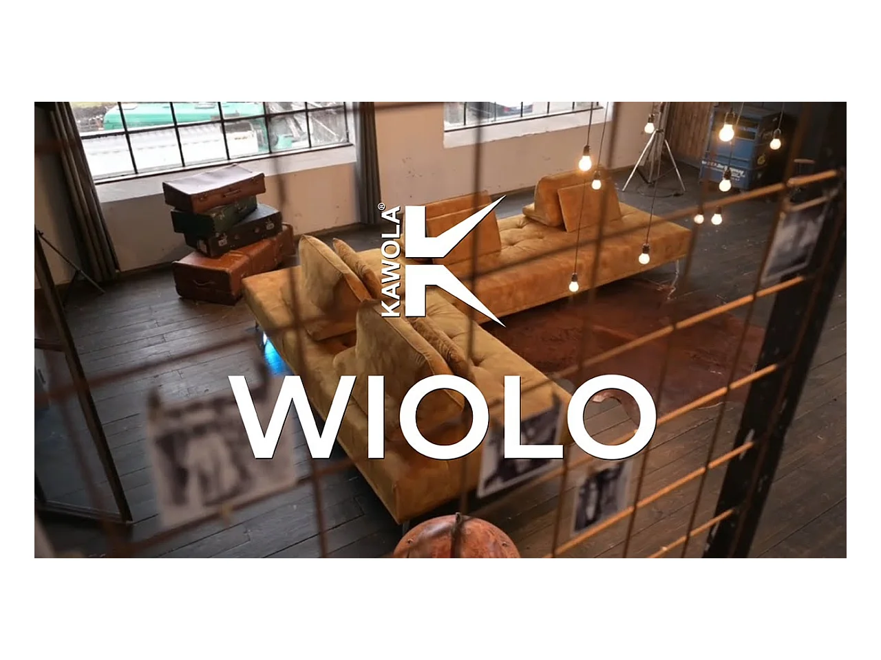 Polsterhocker - Anthrazit Velvet - WIOLO