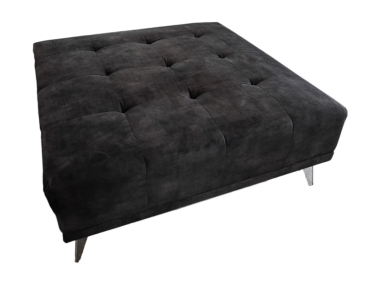 Polsterhocker - Anthrazit Velvet - WIOLO