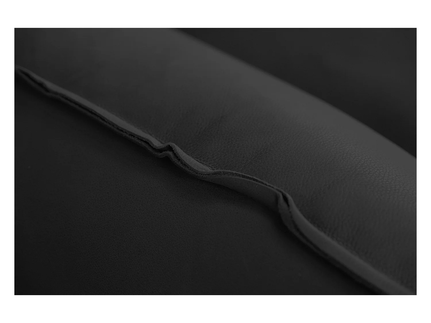 Puf - Negro piel - DAVITO