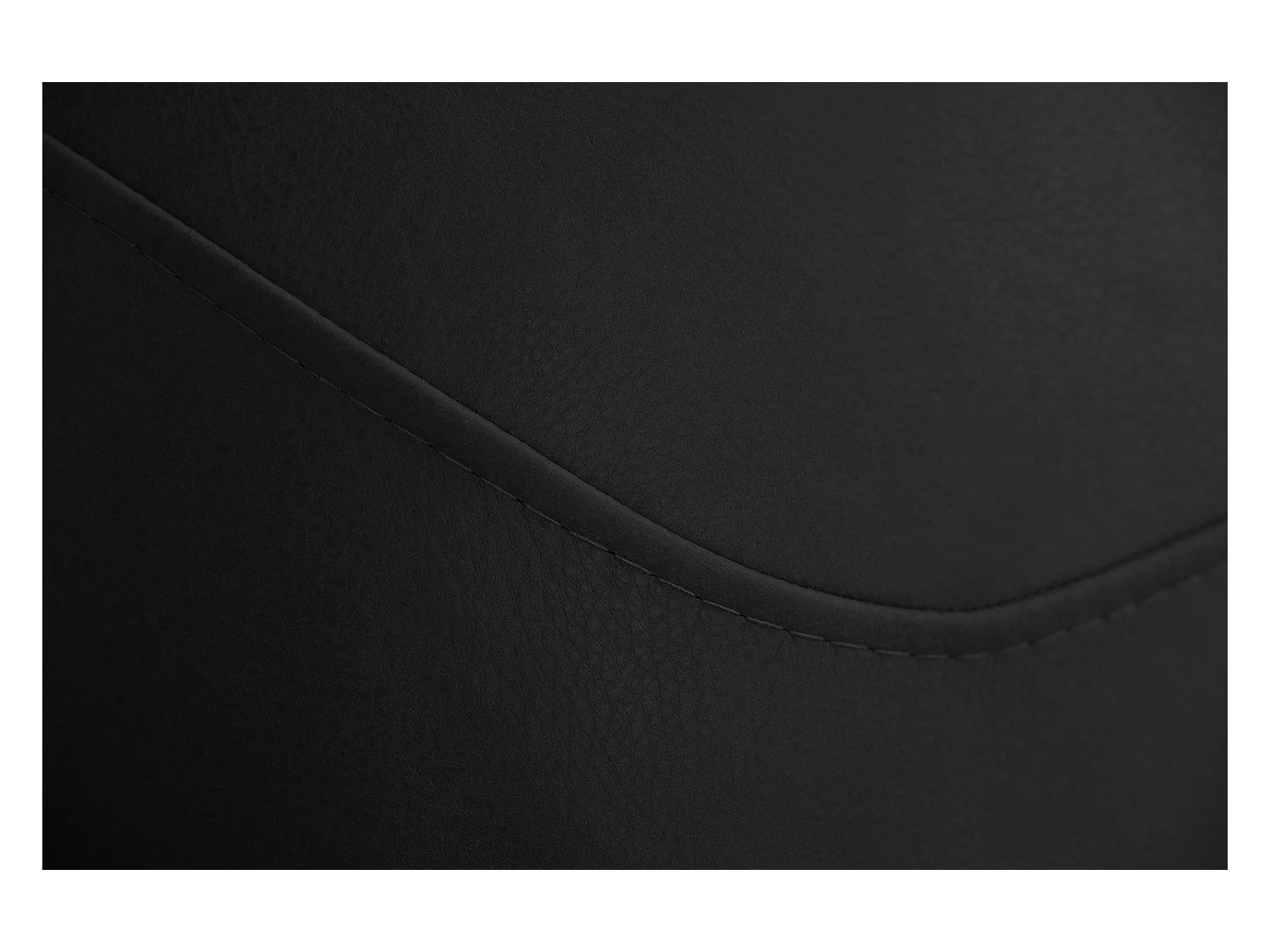 Puf - Negro piel - DAVITO