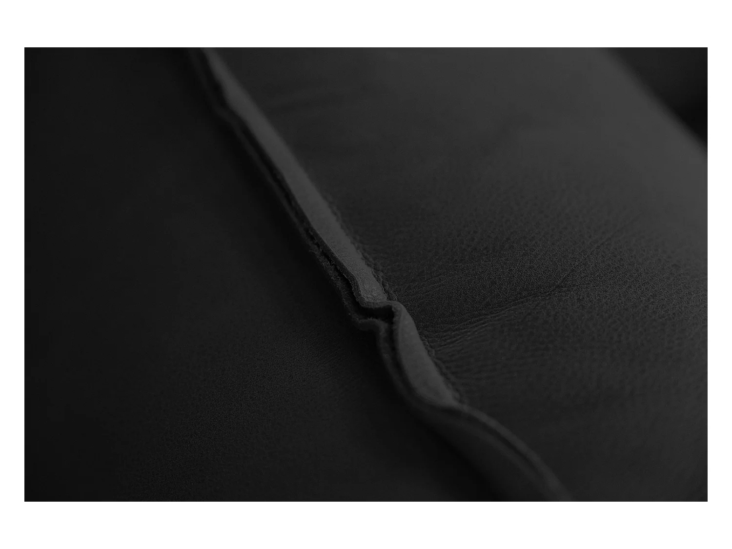 Puf - Negro piel - DAVITO