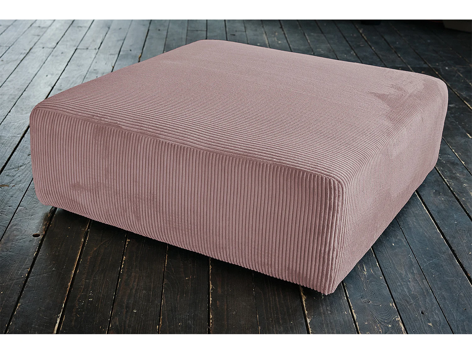 Polsterhocker - Pink Cord - WIOLO SOFT
