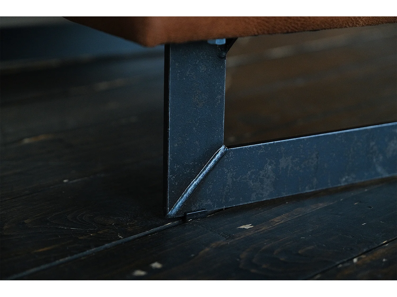 Puf - marrón cuero sintético - VILNIUS