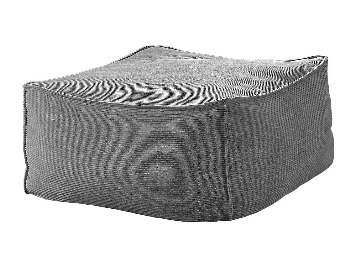 Pufs tapizados - Gris  - ALEA