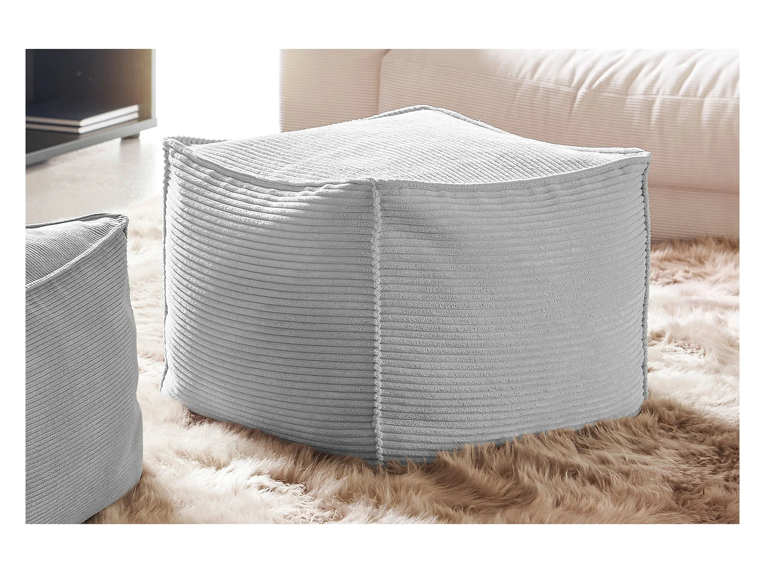 Pouf - gris clair  - ALEA