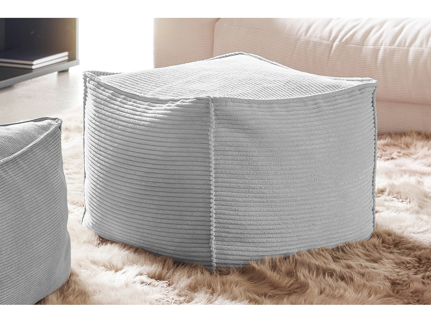 Pouf Gris clair main image 1