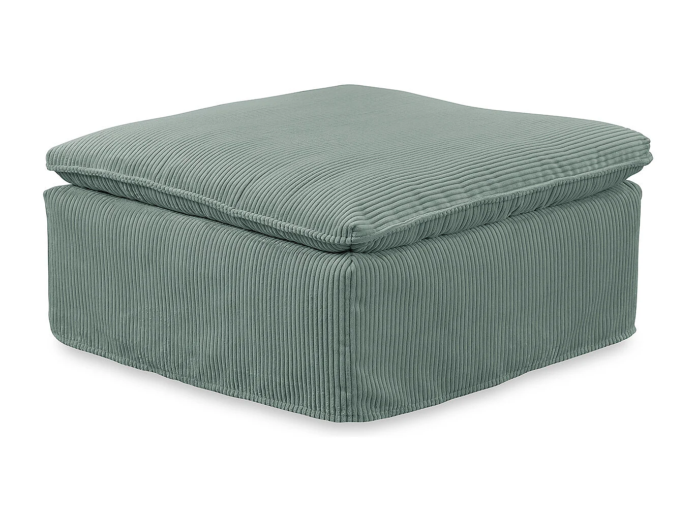 Pouf - Pétrole Velours côtelé - NETTA